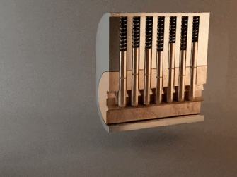 lock mechanism animation
