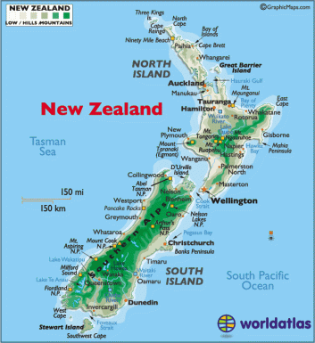 nz map
