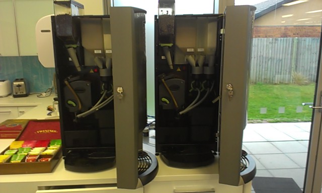 Coffee - both doors open