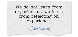 John Dewey quote on learning